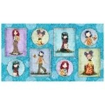 Garden Girls Patches Panel