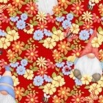 Gnome Garden Flowers Red