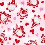 Gnomie Love Pink Tossed Cupid
