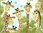 Zoe the Giraffe Play Mat Panel