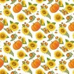 Sunshine Harvest Flowers Pumpkins