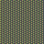 Mardi Gras Harlequin Black Multi