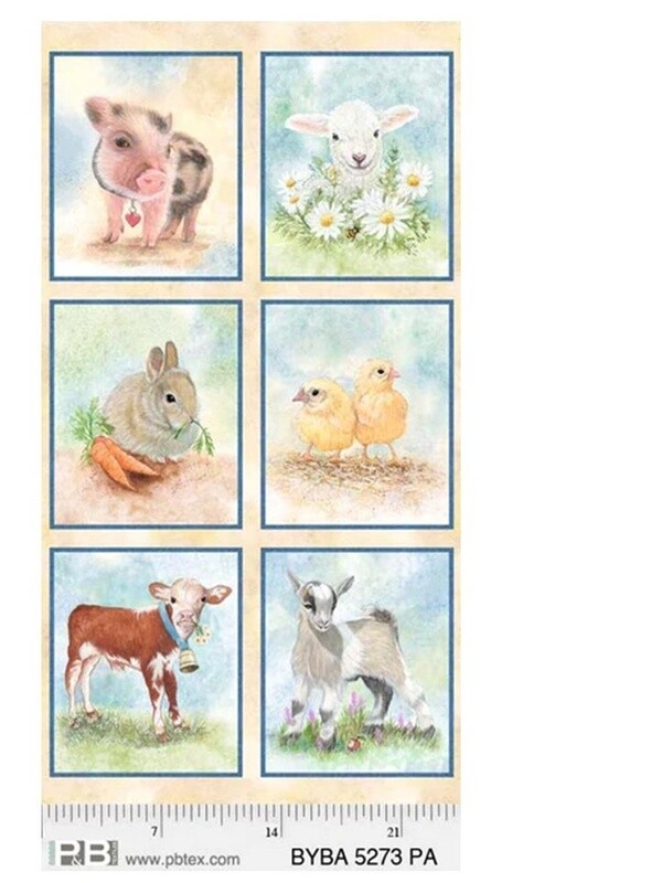 Barnyard Babies 24&quot; Panel