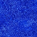 Laurel Burch Basic Swirl Dark Blue
