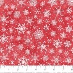 Little Donkey Red Snow Flannel