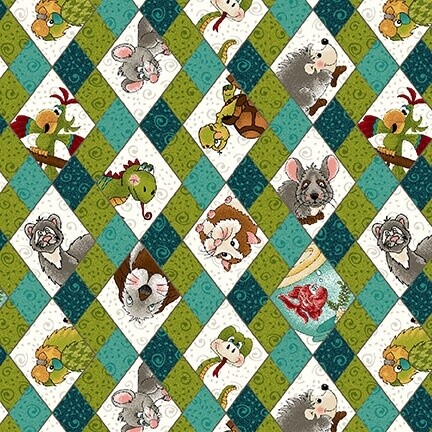 Rescued &amp; Loved Teal Argyle