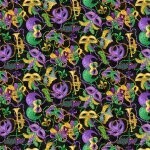 Mardi Gras Mix Black Multi