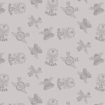 My Tools Gray Tonal Print