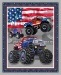 Monster Trucks Panel 36in