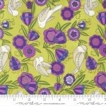 Pansys Posies Leaf Print
