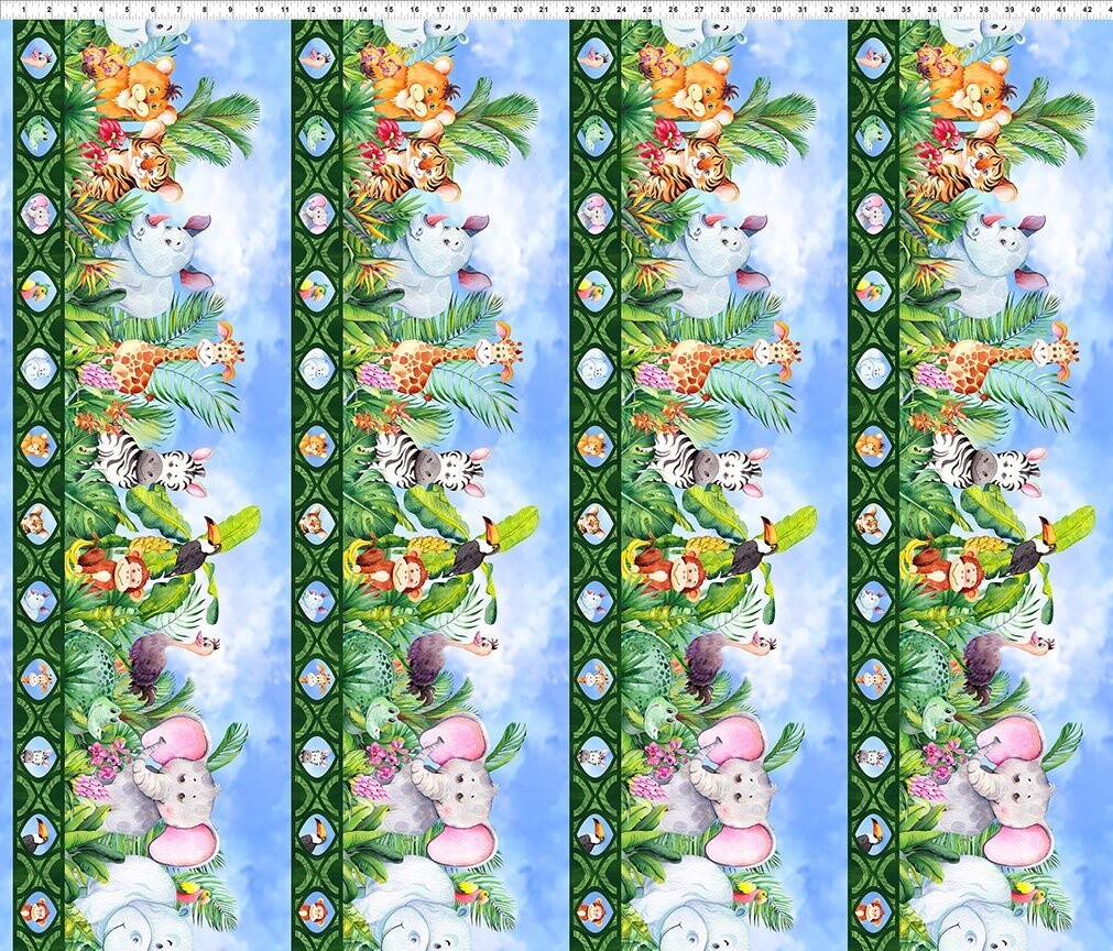Jungle Friends Border
