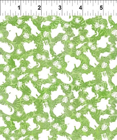 Jungle Friends Tonal Green