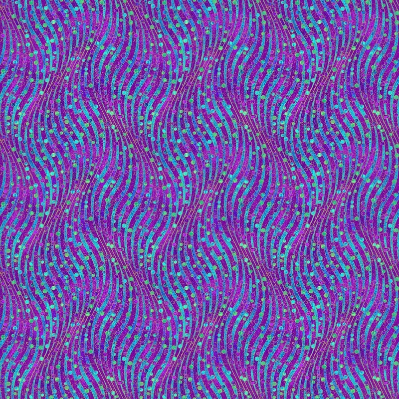 Shimmer Paradise Purple Wave Texture