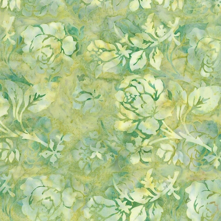 Rose Parade Ocean Mist Batik