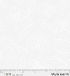 Ramblings 108&quot; Dotted Floral White