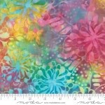 Santorini Rainbow Flowers Batik