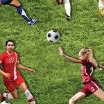 World Cup Women&#39;s Soccer Field