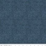 Woolen Flannel Herringbone Blue