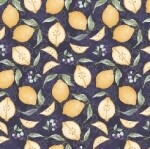 Sweet Tea Lemons on Blue