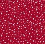 Steampunk Christmas Dots Red