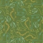 Stomp Stomp Roar Jungle Green