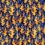 Streets Of Fire Flames on Blue