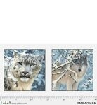 Spirit Animals Panel Snow Leopard