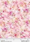 Sophia 108&quot; Wide Pink Flowers