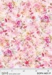 Sophia 108&quot; Wide Pink Flowers
