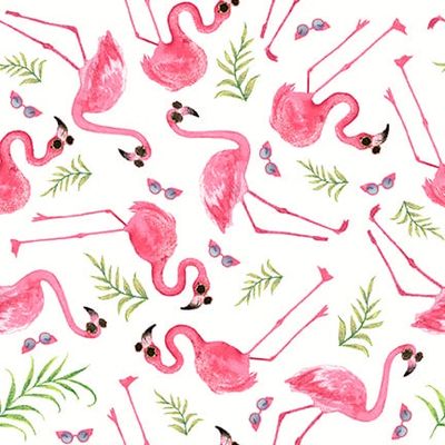 Tropical Bird Bath Flamingo