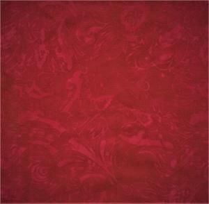 Batik Textile Red Print