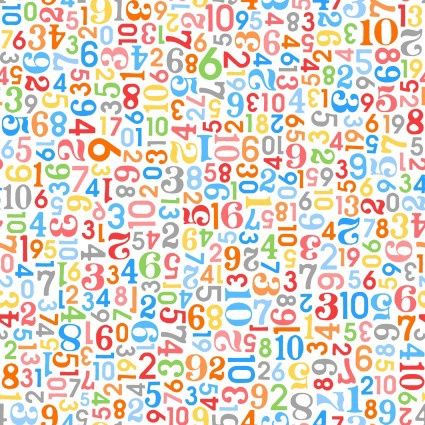 Playtime Flannel  Numbers Primary Colors