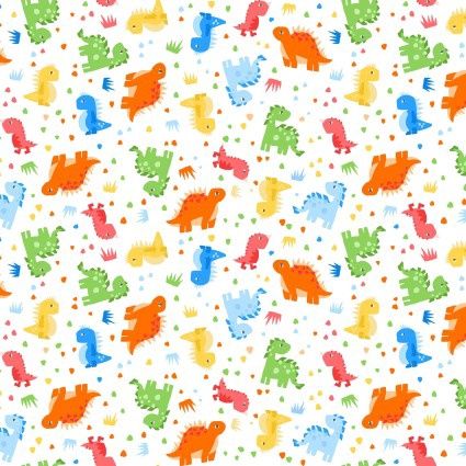 Playtime Flannel Dinosaurs