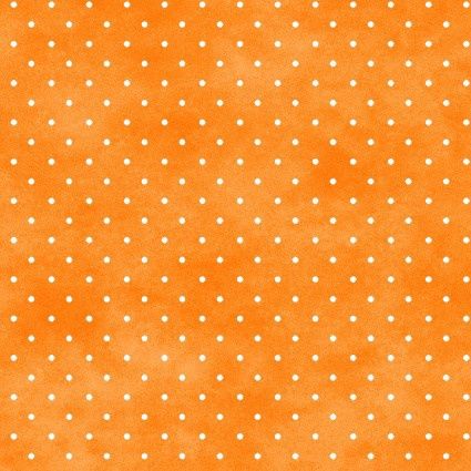 Playtime Flannel Dots on Orange