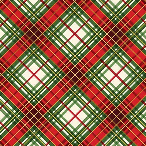 Christmas Musical Holiday Plaid