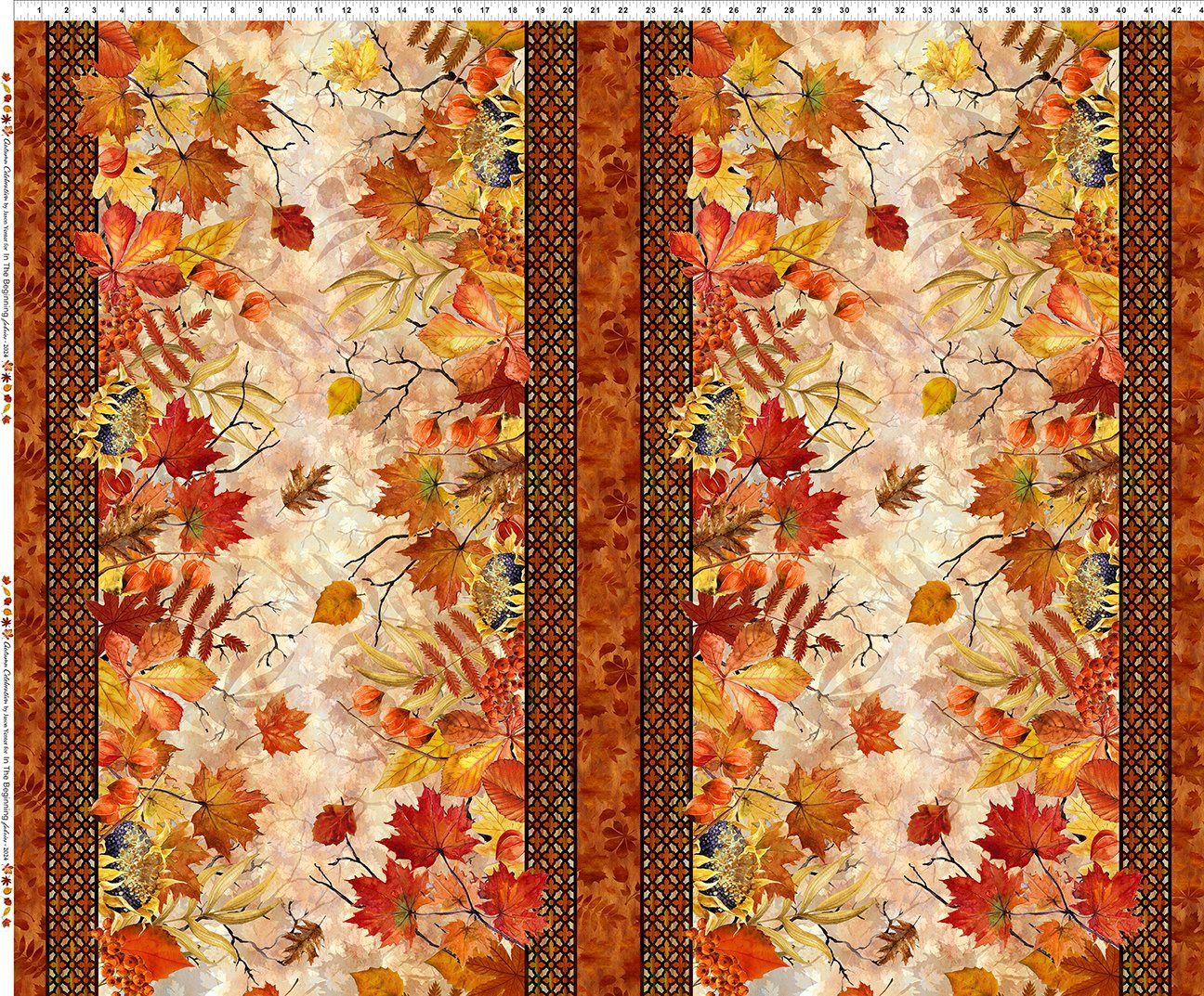 Autumn Celebration Border Print
