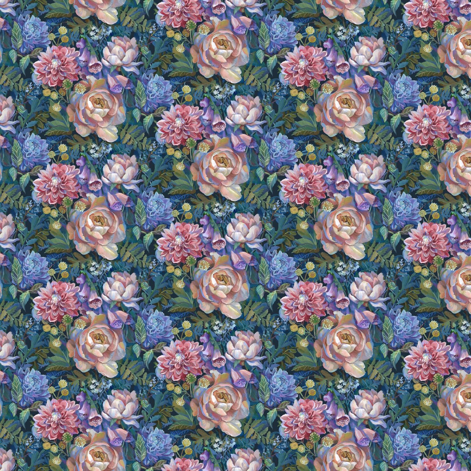 DP90902-45  Elegance Navy Multi