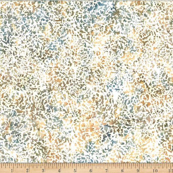Bali Batik Big Floral Tan
