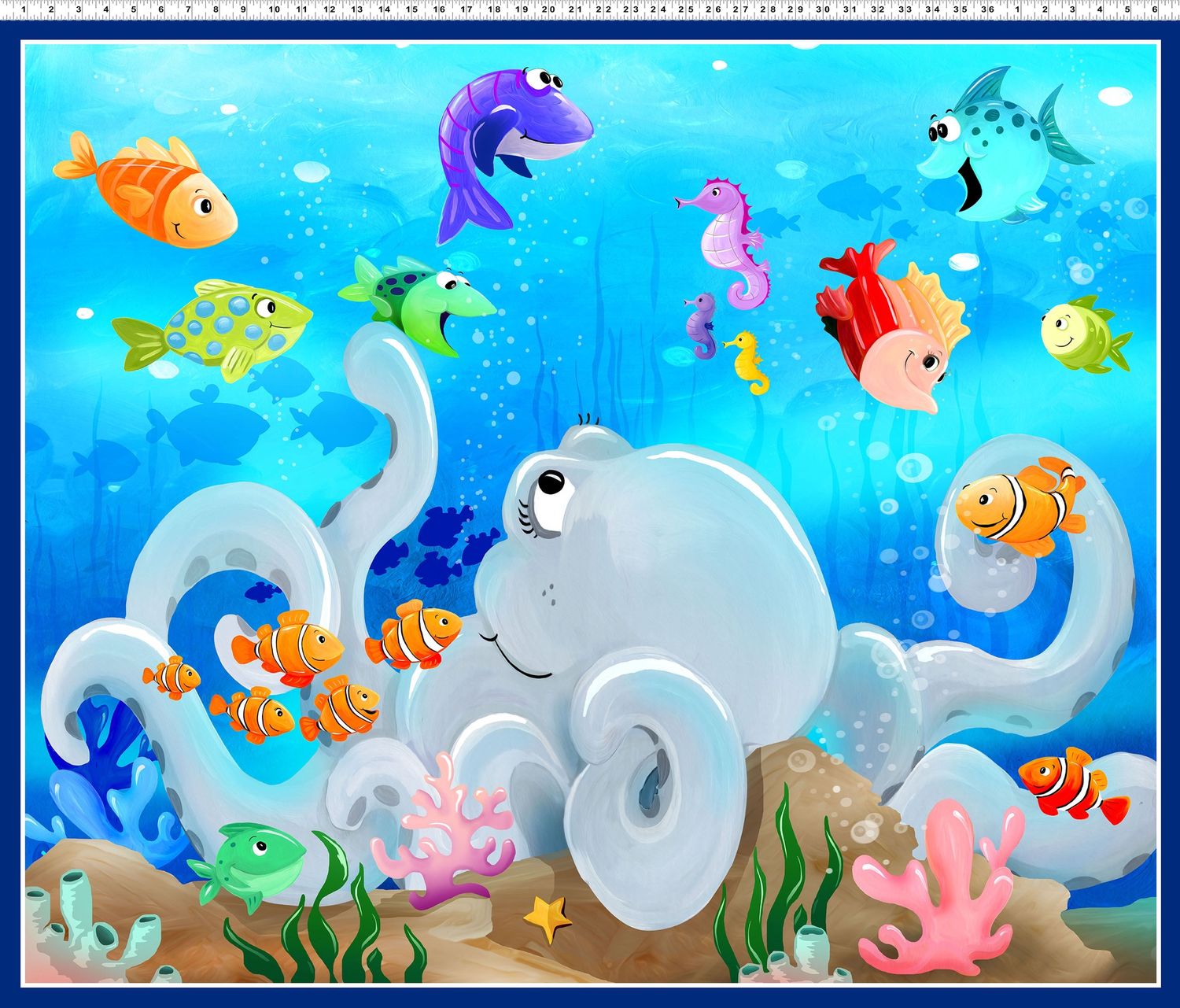 Under the Sea 36&quot; Play Mat Panel
