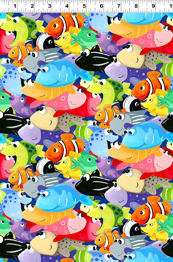 Under the Sea Allover Fish