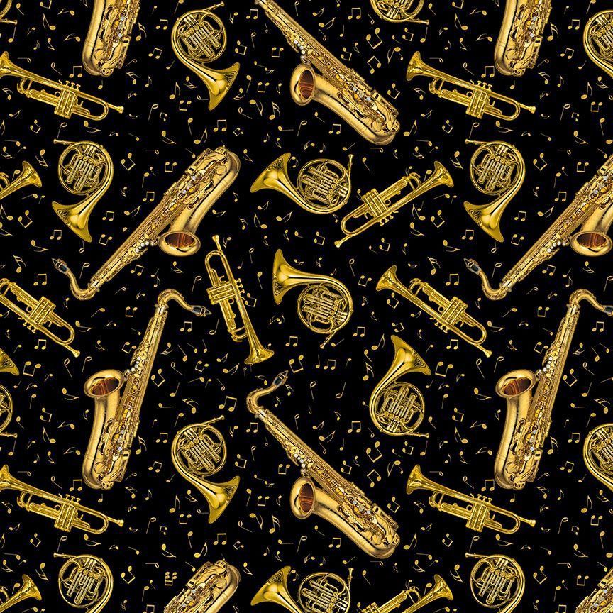 Black Classical Music Trumpets Horns Saxophone&#39;s