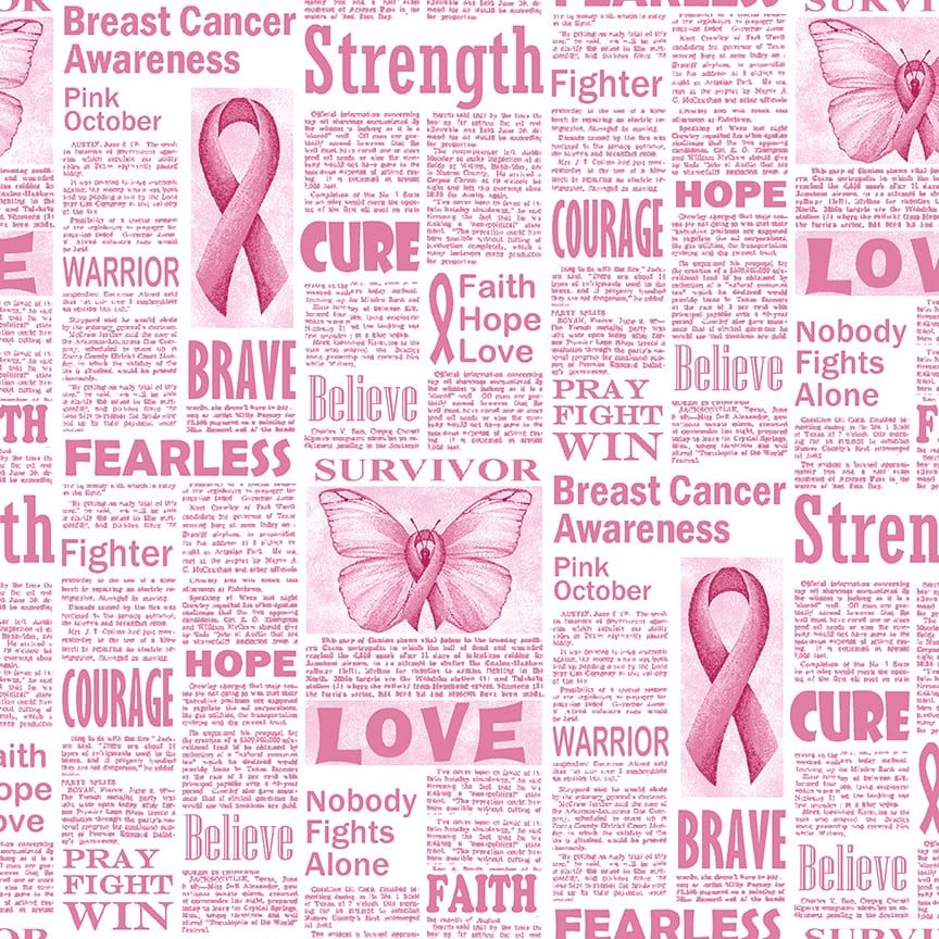 Pink Power Large Words Pink
