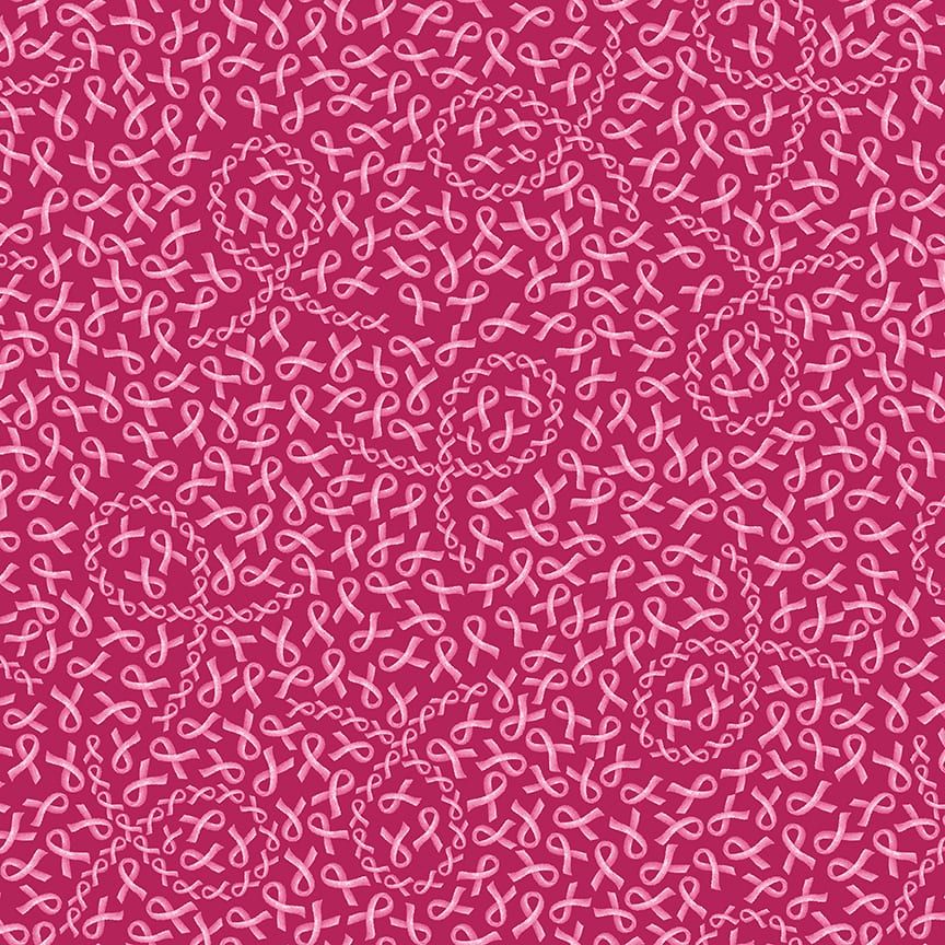 Pink Power Small Ribbons Dark Pink
