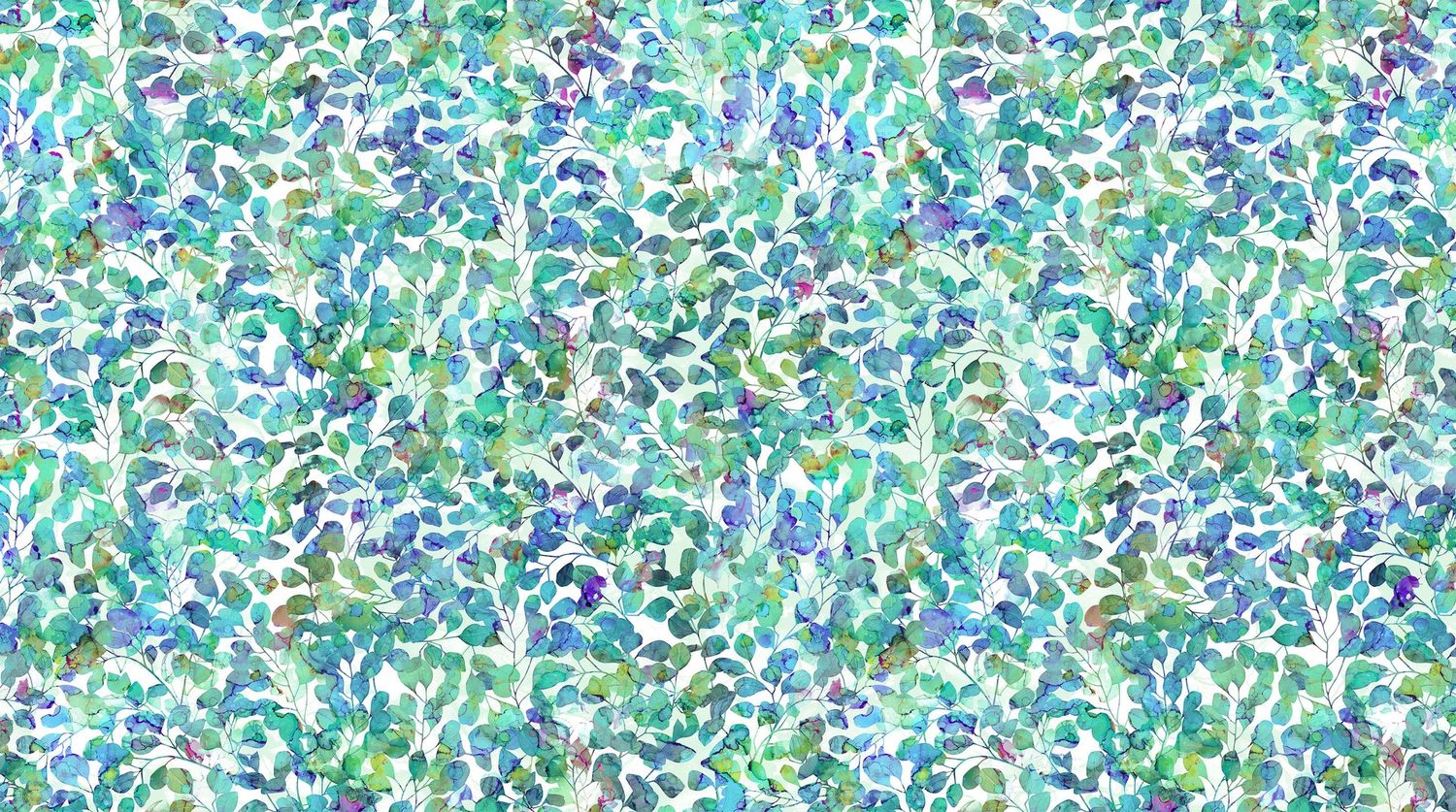 Dragonfly Dance Leaves Teal