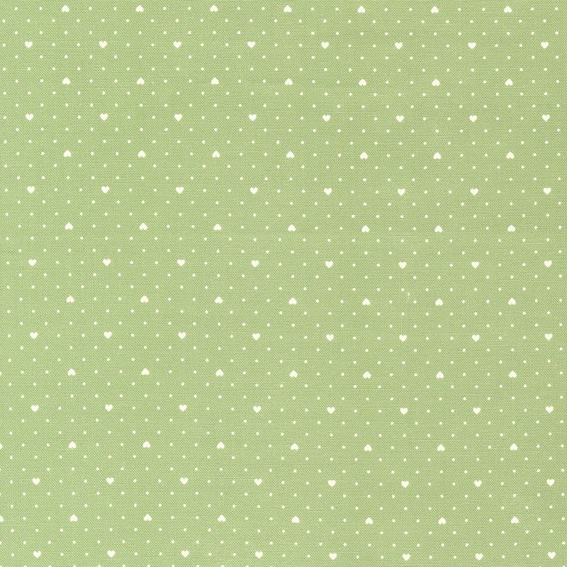 Lighthearted Green Heart Dot