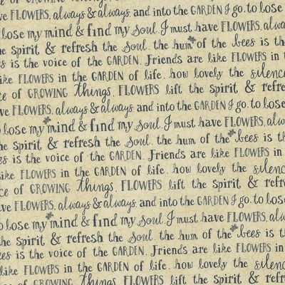 Bloom & Grow Linen - Words