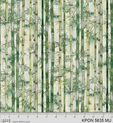 Koi Pond Bamboo Stalks