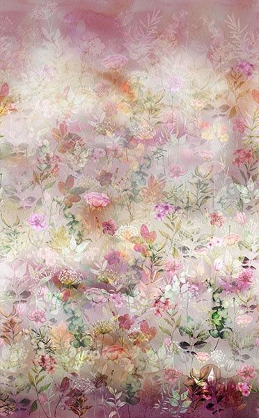 Blush Garden Blossom 27&quot; repeat Gradient