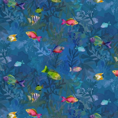 Coral Reef Fish Blue