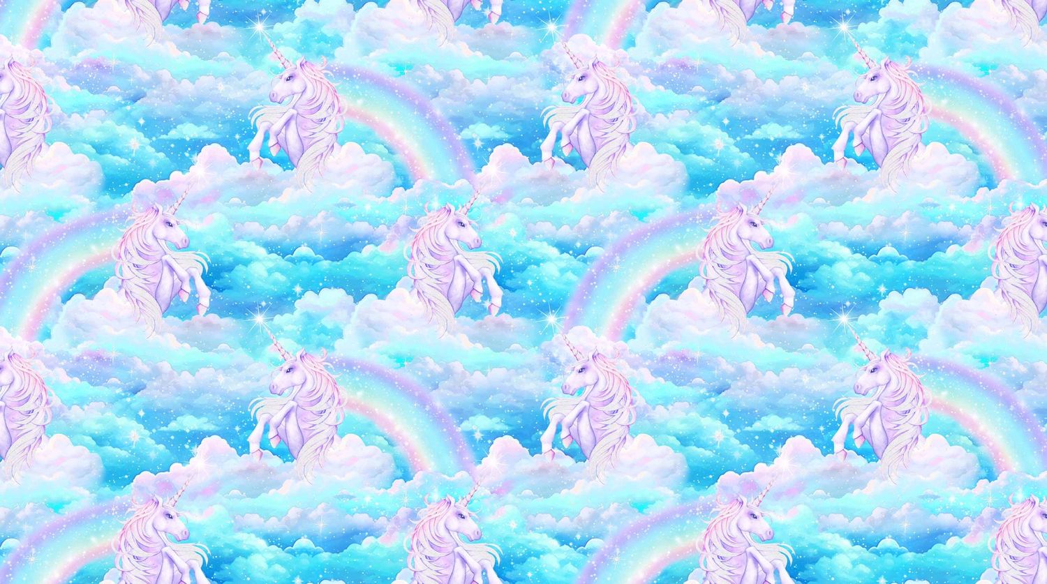 Sparkle Magic Blue Multi Unicorn